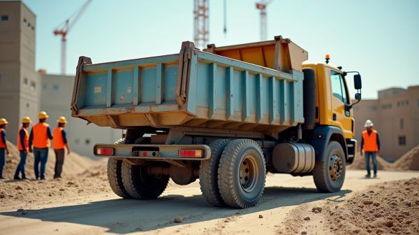Louer un camion benne pour un chantier pratique et économique